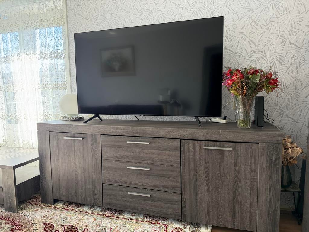 Mooie tv meubel in goede staat, Ophalen, Gebruikt, 150 tot 200 cm, Minder dan 100 cm