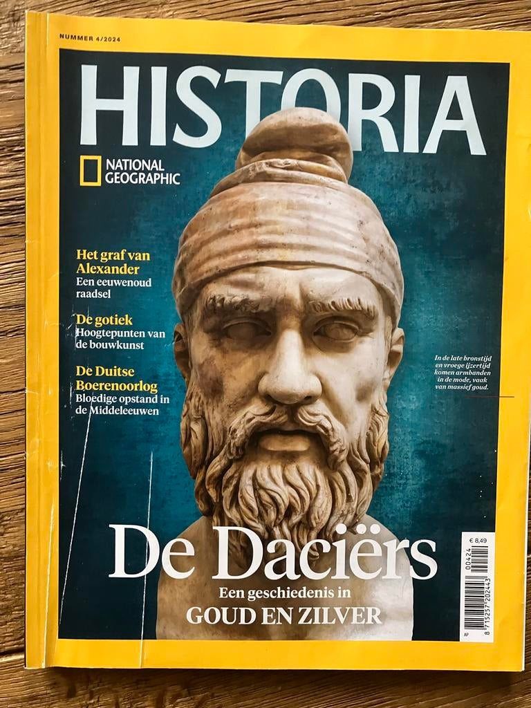 Historia National Geographic - De Daciërs (Nr. 4/2024), Boeken, Geschiedenis | Wereld, Ophalen of Verzenden, 20e eeuw of later