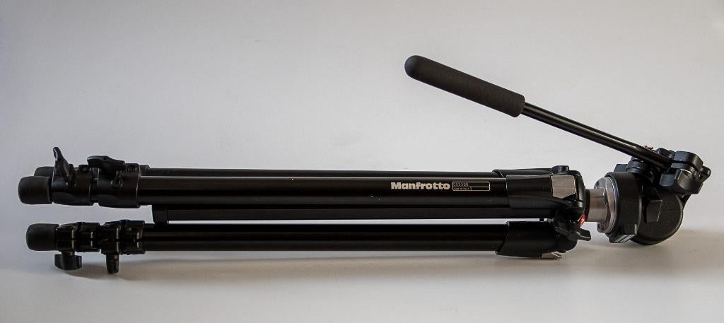 Manfrotto Tripod 055XDB met balhoofd, Gebruikt, 175 cm of meer, Met balhoofd, Ophalen of Verzenden