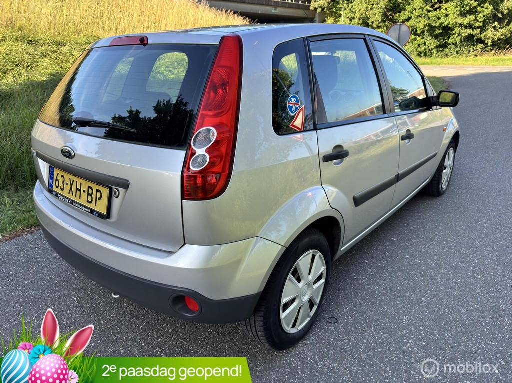 Ford Fiesta 1.3-8V Cool&Sound*NAP*NEW APK 09/26*ELEK. RAMEN, 1299 cc, Stof, Zwart, 4 cilinders