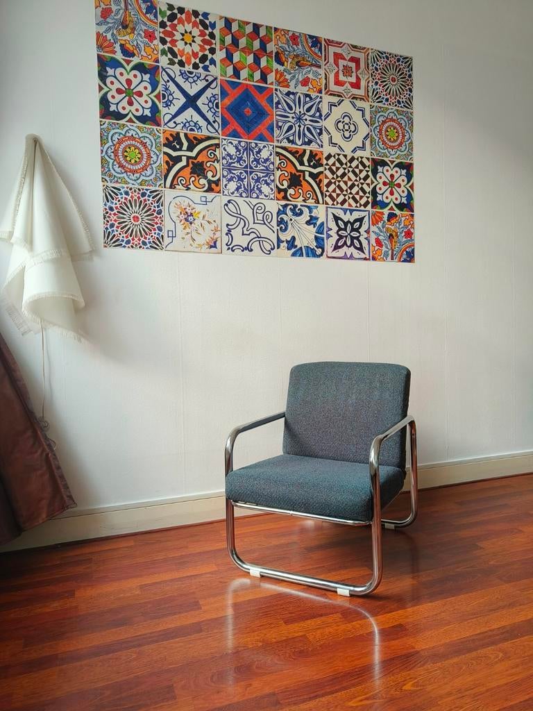 Vintage Bauhaus fauteuil in top staat