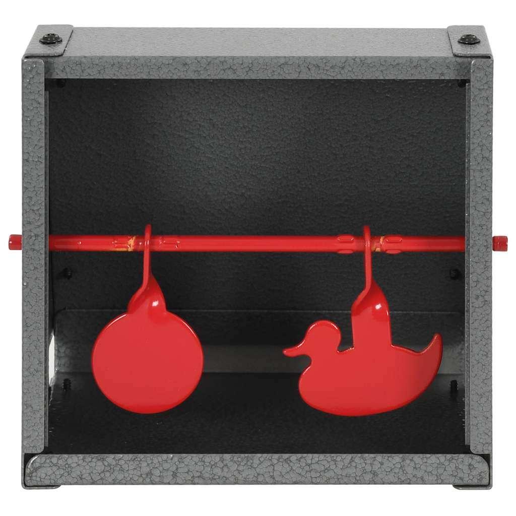 Schietkast met 2 targets staal rond en eend GRATIS BEZORGD!, Verzenden, Nieuw, Nvt, Nvt