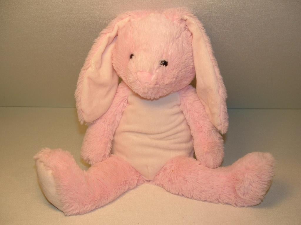 EVORA KRUIDVAT BAMBINO KONIJN PLUCHE LANGHARIG ROZE, Ophalen of Verzenden, Nieuw, Overige typen