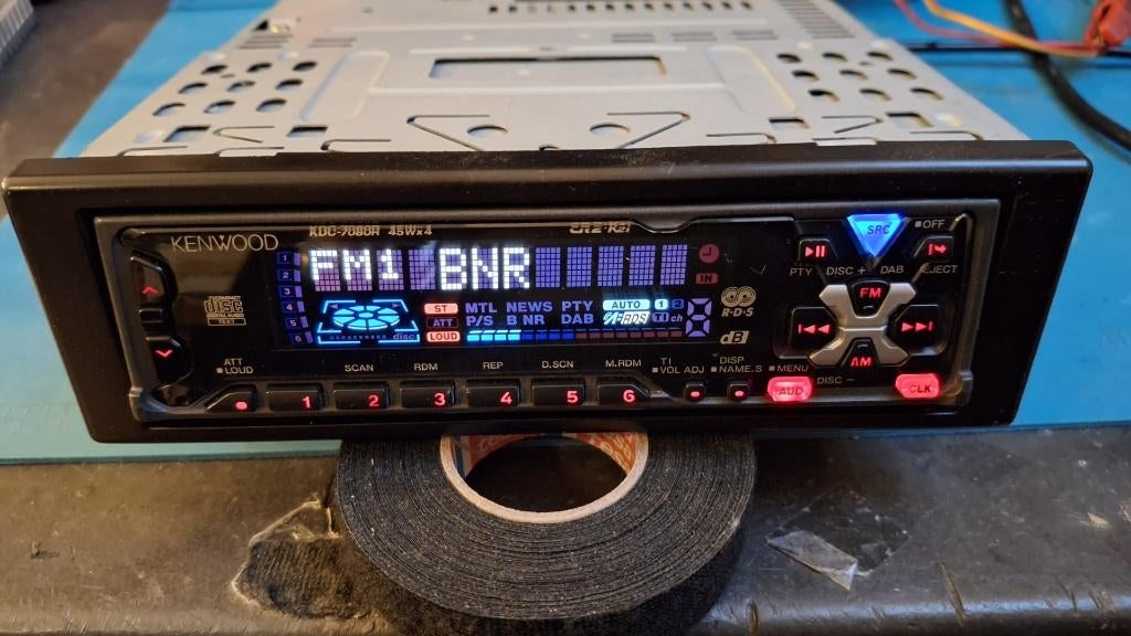 Kenwood KDC-7080R radio/cd MASK Bluetooth modificatie, Ophalen, Info@nl.jvckenwood.com, Zo goed als nieuw, Kenwood