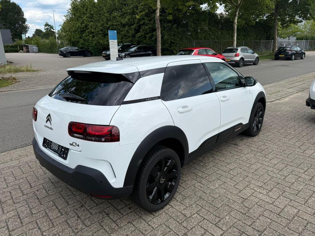 Citroen C4 Cactus 1.2 PureTech Shine, Navi Dealer auto, Voorwielaandrijving, Stof, Gebruikt, Wit