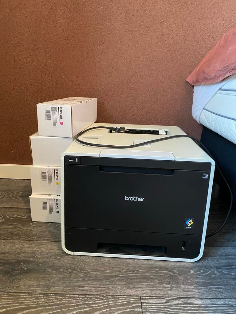 Brother HL-L8350CDW kleurenlaserprinter met cartridges, Computers en Software, Printers, Ophalen, Gebruikt, Printer, Kleur printen