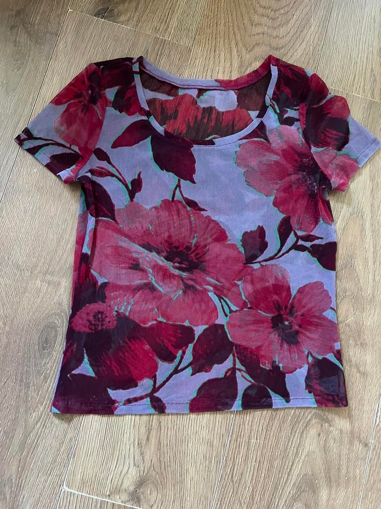 Blouse, Ophalen, Zo goed als nieuw, Maat 36 (S), Korte mouw
