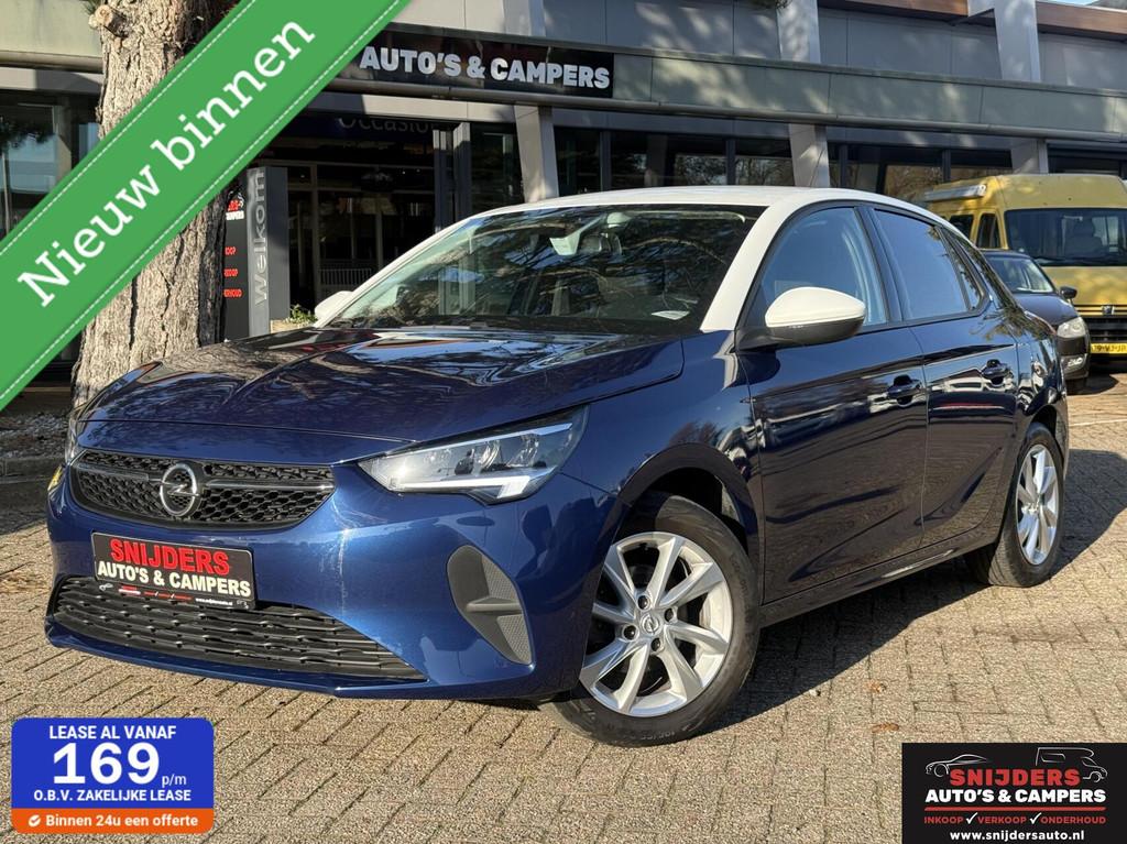 Opel Corsa 1.2 Edition+ luxe uitvoering, Voorwielaandrijving, Stof, Gebruikt, Zwart