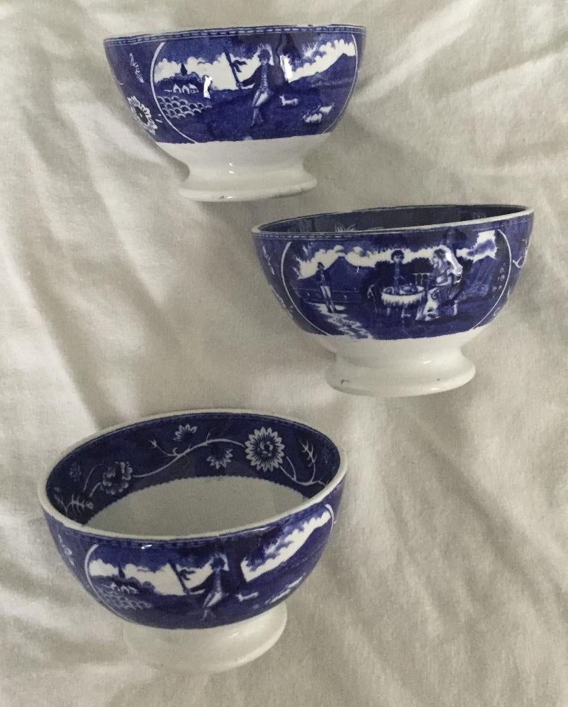 3 stuks Puntgaaf Societe Ceramique Maestricht spoelkommen, Ophalen of Verzenden