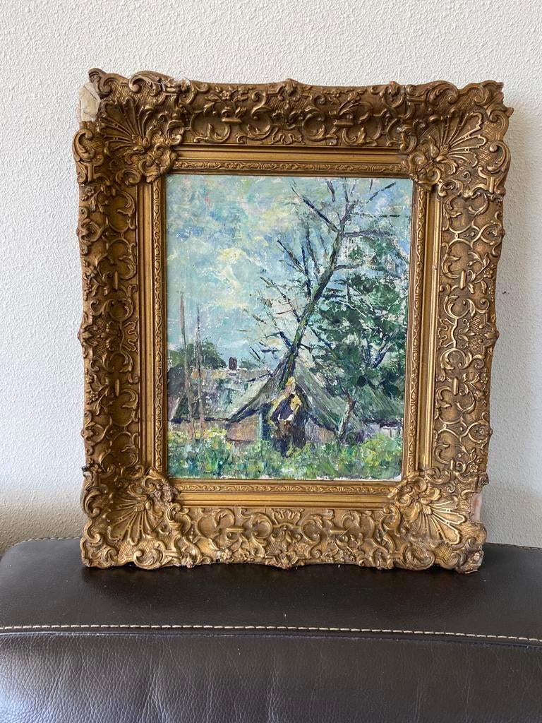 Diverse antieke schilderijen / lijsten, Antiek en Kunst, Ophalen