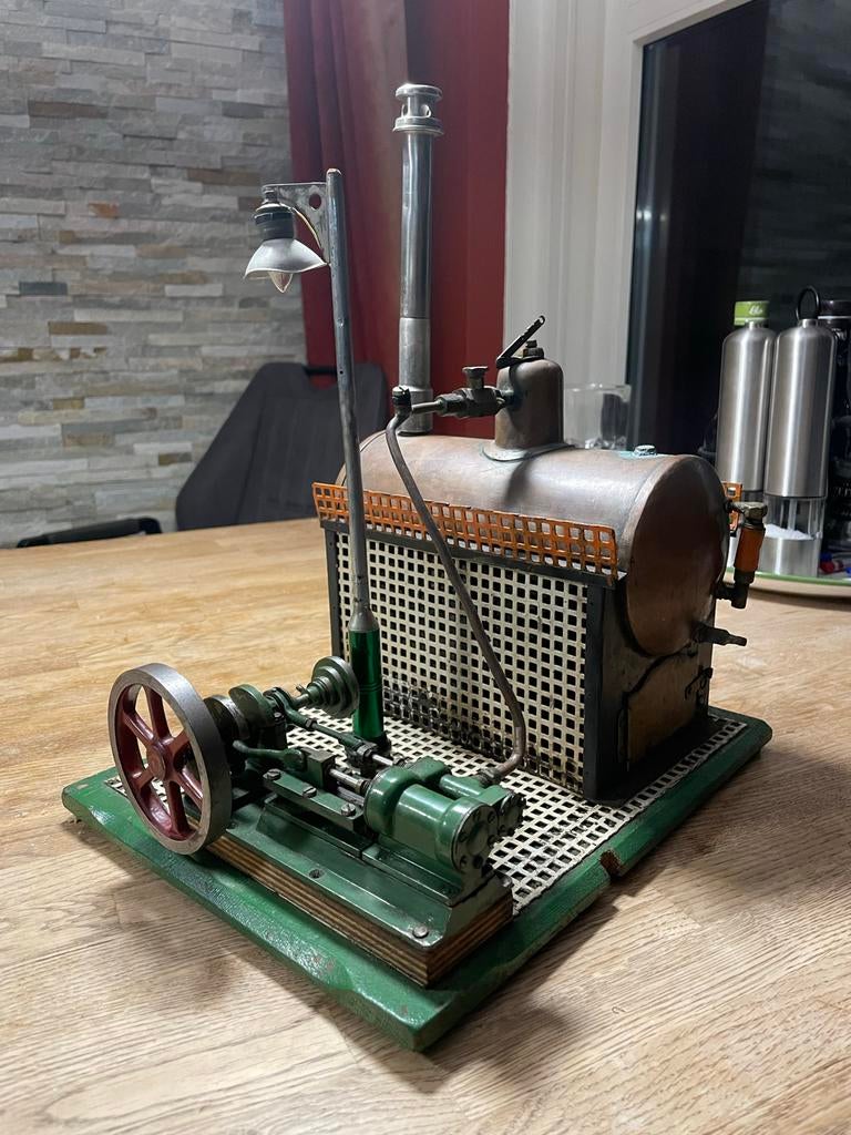 Kleine stoommachine, Ophalen, Gebruikt