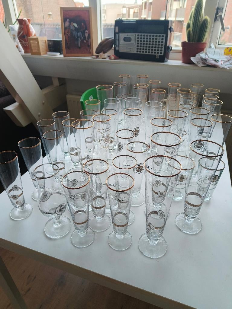 Warsteiner glazen, Ophalen, Zo goed als nieuw, Bierglas