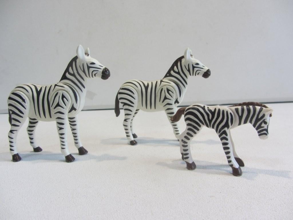 Playmobil 2 zebra’s met baby – 70356, Ophalen of Verzenden, Gebruikt, Los playmobil
