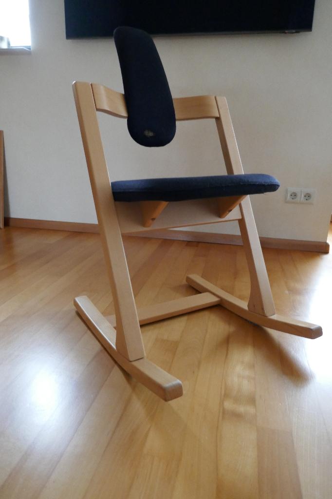 Stokke Pendulum stoel, Peter Opsvik vintage, Ophalen, Gebruikt, Zwart, Scandinavisch