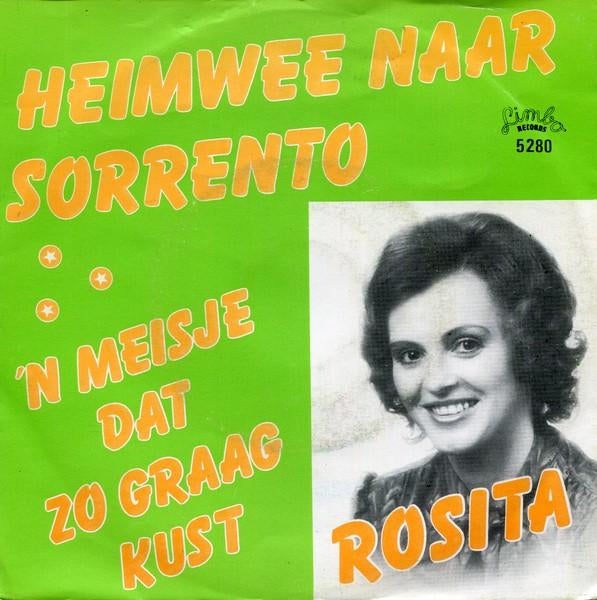 Vinylsingle rosita gezocht, Ophalen of Verzenden, Zo goed als nieuw, Overige formaten, Levenslied of Smartlap
