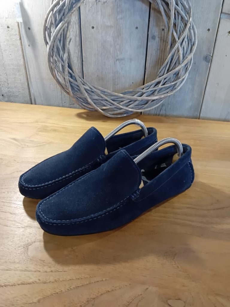 Daniel Kenneth instappers - Zo goed als nieuw - Maat 40, Loafers, Daniel Kenneth, Blauw, Ophalen of Verzenden
