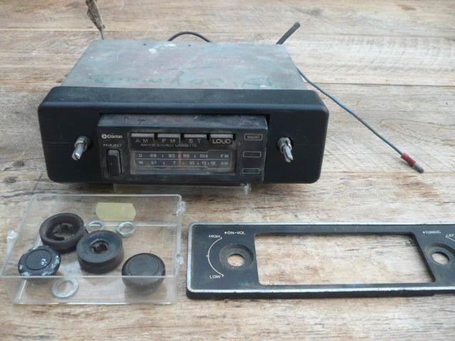 Oldtimer Clarion radio PE-695c oude auto radio, Ophalen of Verzenden, Gebruikt