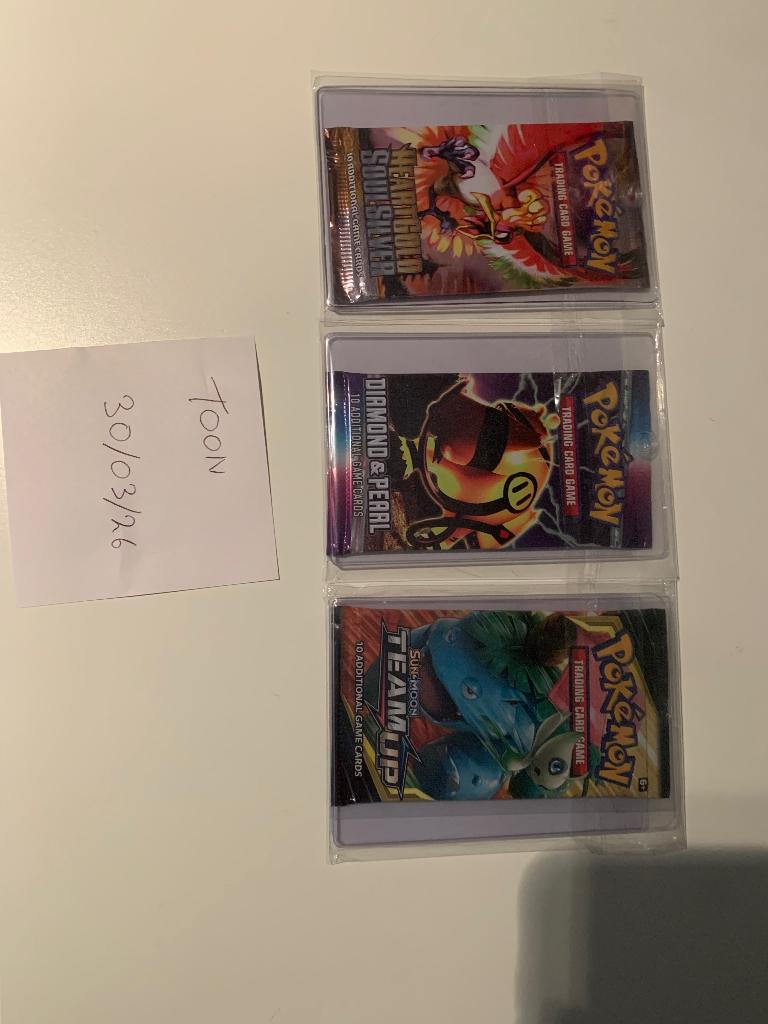 Booster packs, Ophalen, Zo goed als nieuw, Booster