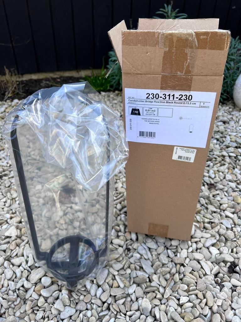 Haans windlicht houder, Ophalen of Verzenden, Zo goed als nieuw