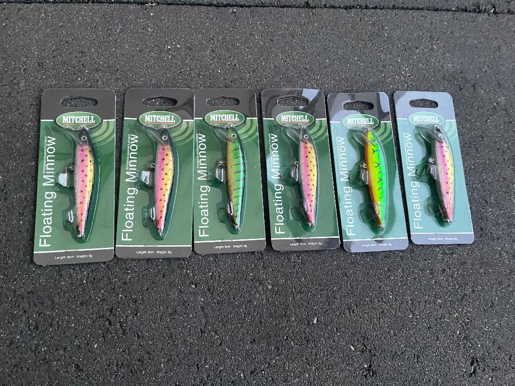 adv 360 / NIEUW mixset 6 pluggen MITCHELL, Watersport en Boten, Hengelsport | Roofvissen, Ophalen of Verzenden, Nieuw, Overige typen