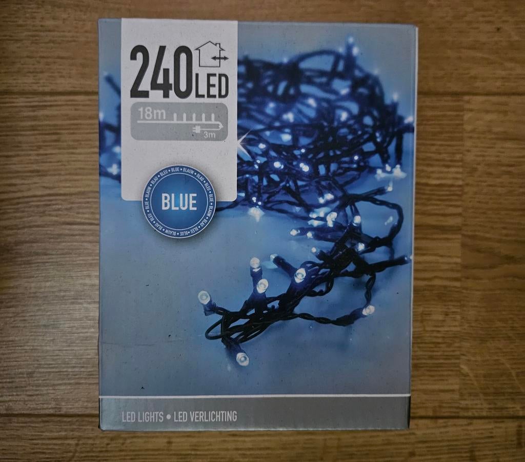 KERSTVERLICHTING 18M BLAUW, Ophalen of Verzenden, Zo goed als nieuw