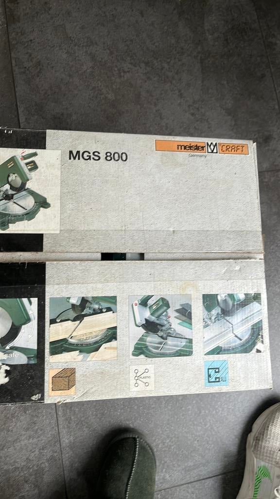 Afkortzaag mgs 800, 600 tot 1200 watt, Ophalen of Verzenden, Zo goed als nieuw, Afkortzaag