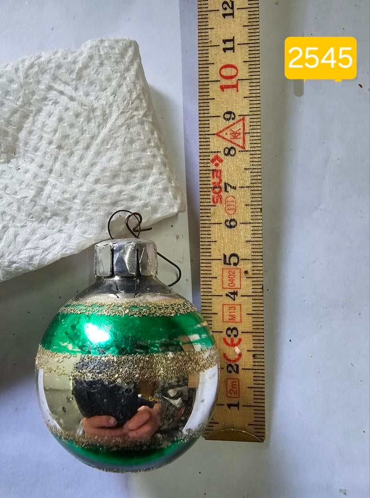 Vintage kerstbal, Ophalen of Verzenden