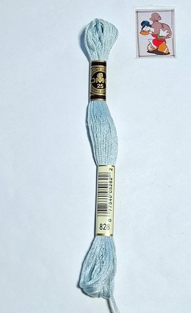 DMC mouline, blauw 828, Mulhouse, France, Ophalen of Verzenden, Borduurgaren of Zijde, DMC