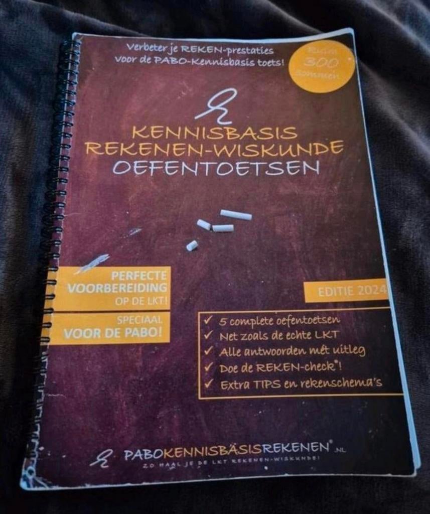 Kennisbasis LKT Rekenen-Wiskunde Oefentoetsen Pabo, Boeken, Verzenden, Beta, Zo goed als nieuw, HBO