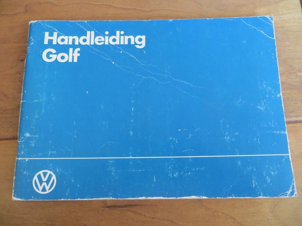 Instructieboek Volkswagen Golf, Golf GTi, Golf diesel 1984, Ophalen of Verzenden