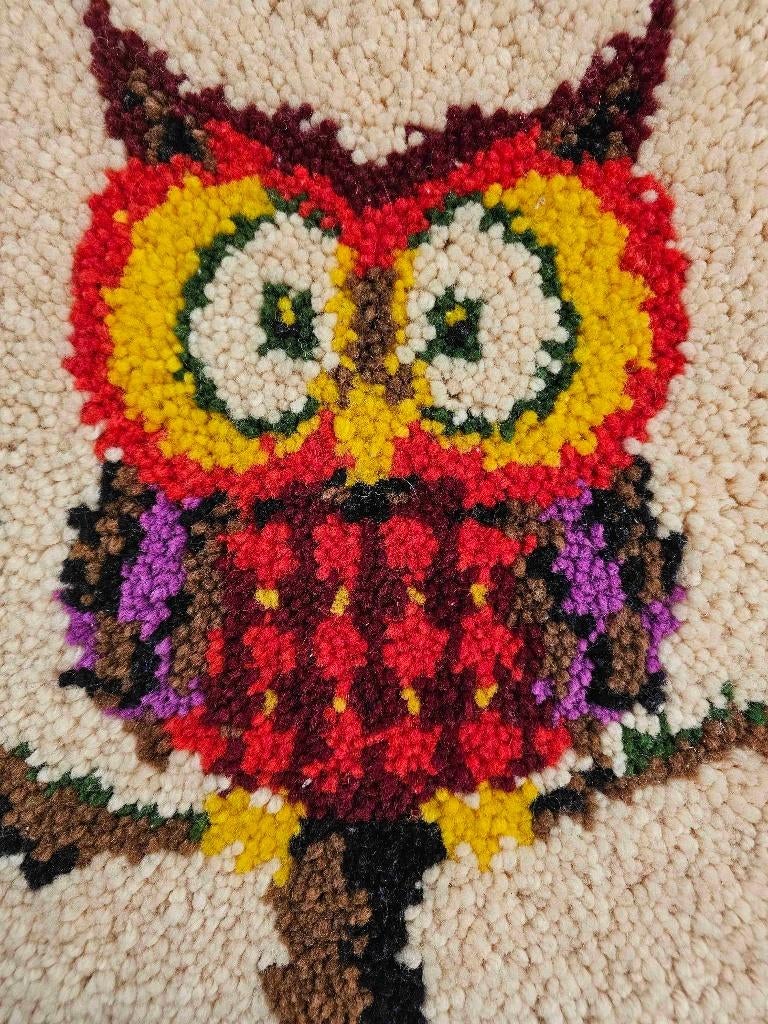 Retro smyrna kleedje 38/38 cm, Huis en Inrichting, Stoffering | Tapijten en Kleden, Minder dan 50 cm, Gebruikt, Vierkant, DJT@dejuistetoon.eu