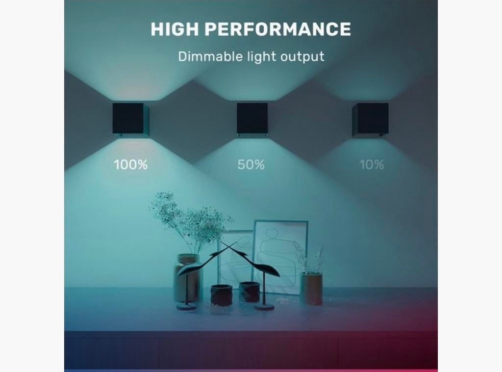 6 x Hoftronic Smart Wandlamp / Muurlamp, Ophalen of Verzenden, Nieuw, Metaal, Modern