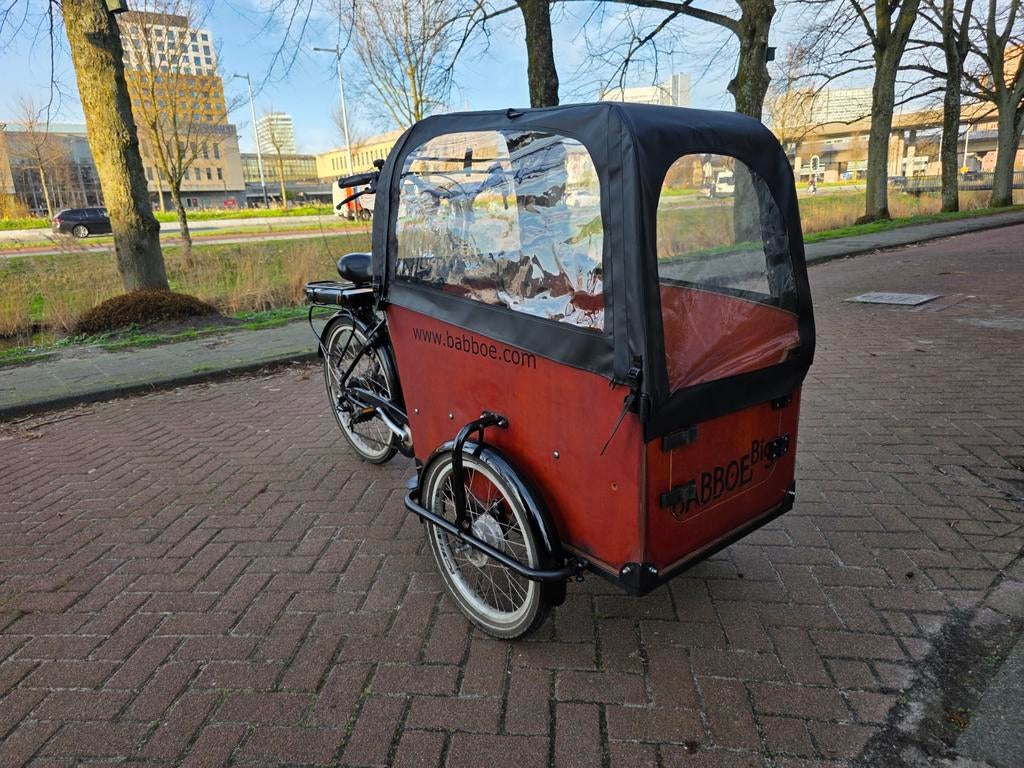 Elektrische Babboe big hondenbakfiets met huif, Fietsen en Brommers, Fietsen | Bakfietsen, Ophalen of Verzenden