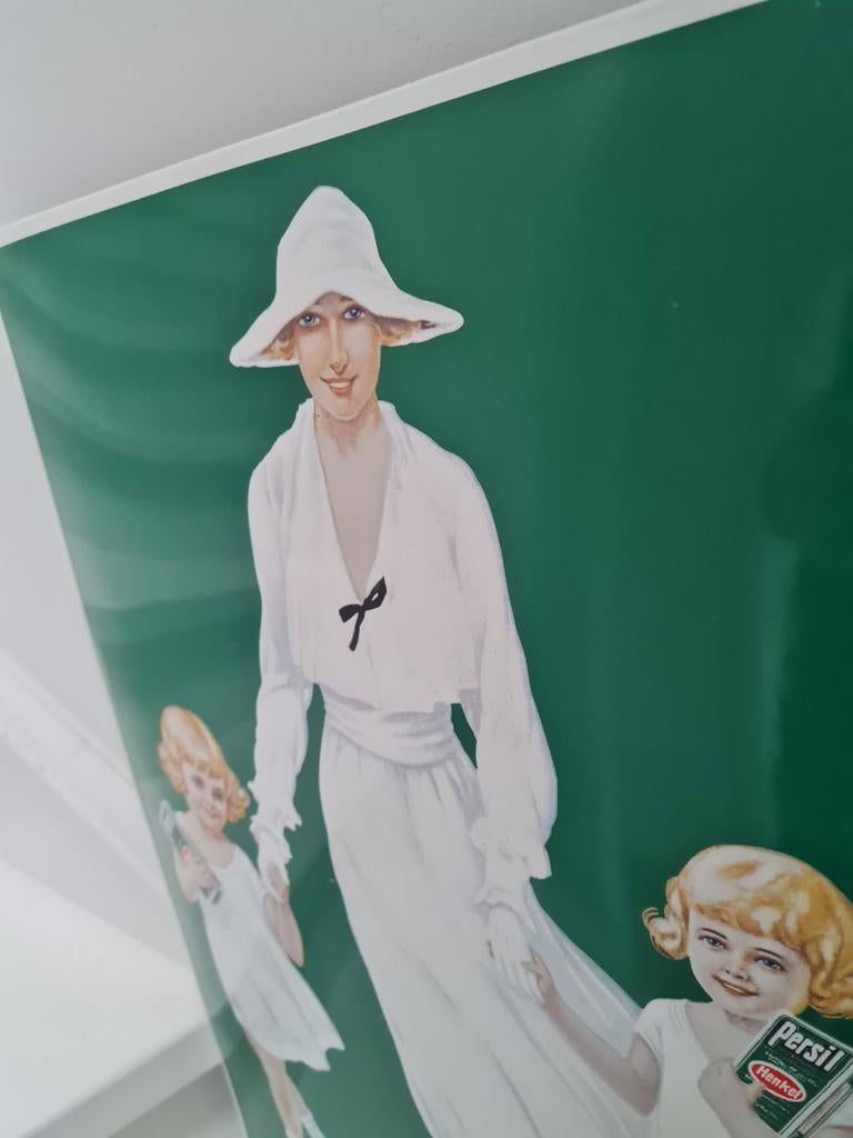 Emaille bord persil jaren 80, Ophalen of Verzenden, Zo goed als nieuw, Overige typen