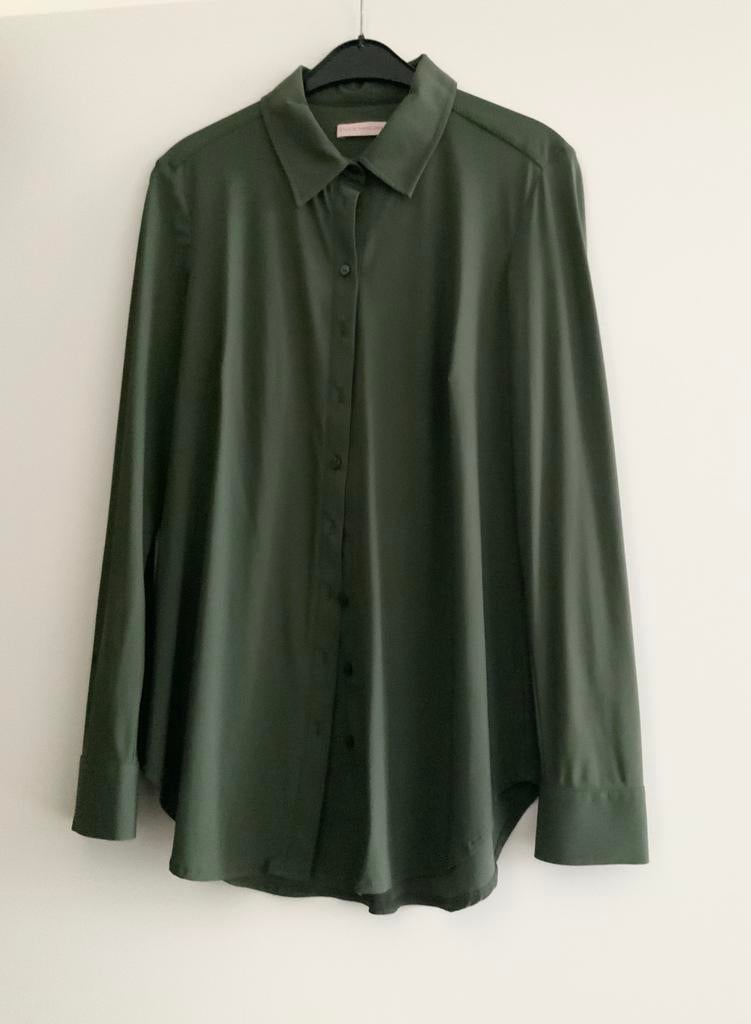 Studio Anneloes poppy blouse maat L Army groen, Kleding | Dames, Blouses en Tunieken, Ophalen of Verzenden, Zo goed als nieuw