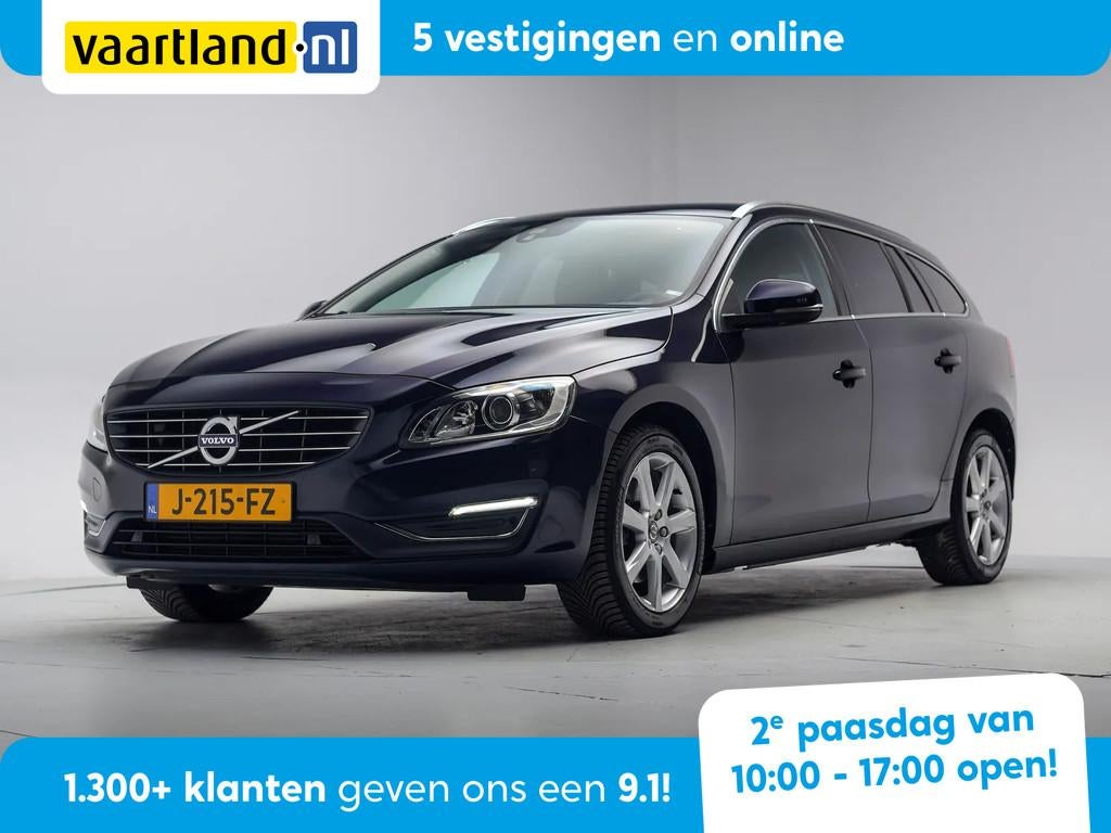 Volvo V60 2.0 T3 Summum [ Xenon Leder Navi Stoelverwarming ], Gebruikt, 4 cilinders, 1969 cc, Blauw