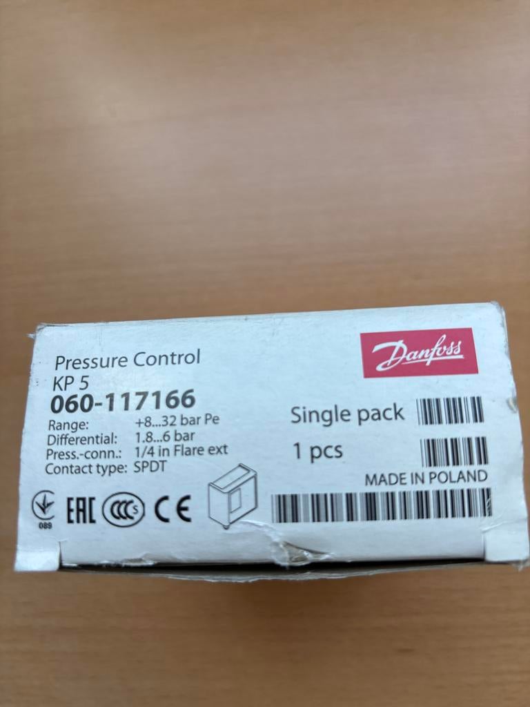 Danfoss KP5 Drukregelaar - Nieuw in Doos, Ophalen of Verzenden