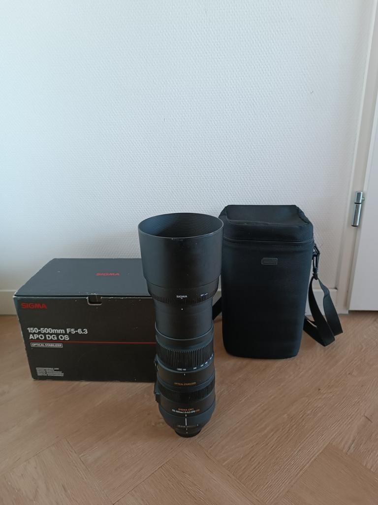 Sigma 150-500mm f/5-6.3 APO DG OS Telelens, Audio, Tv en Foto, Fotografie | Lenzen en Objectieven, Ophalen of Verzenden, Zo goed als nieuw
