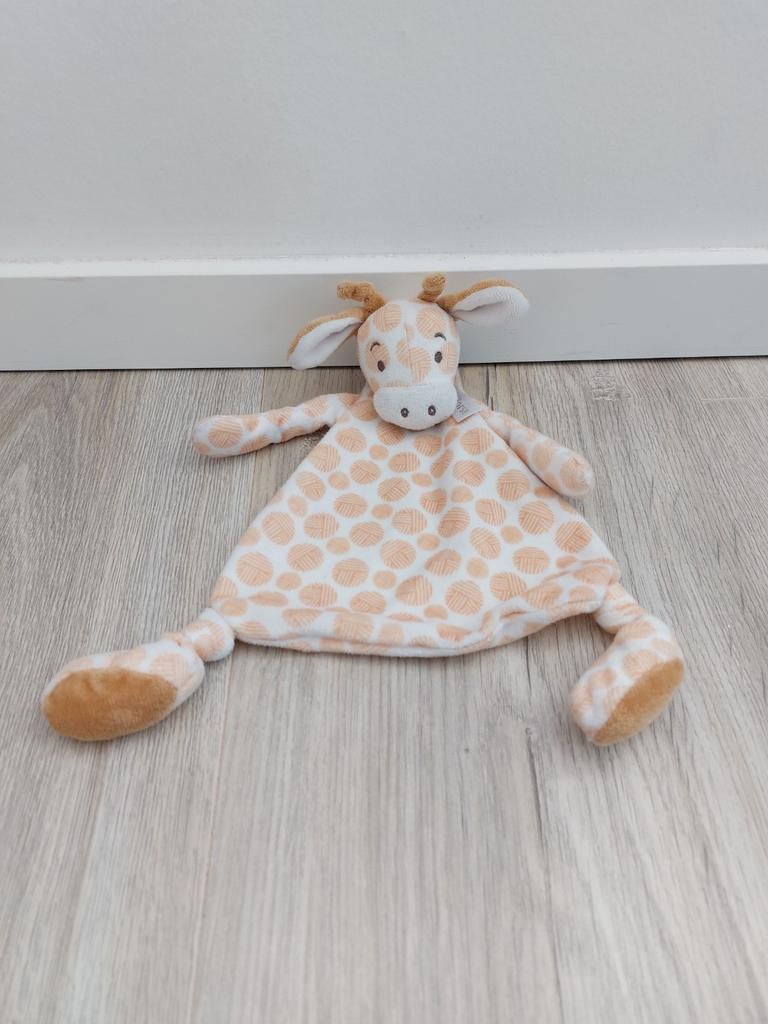 Knuffel knuffeldoekje happy horse giraf gessy giraffe L1647, Ophalen of Verzenden, Zo goed als nieuw, Overige typen