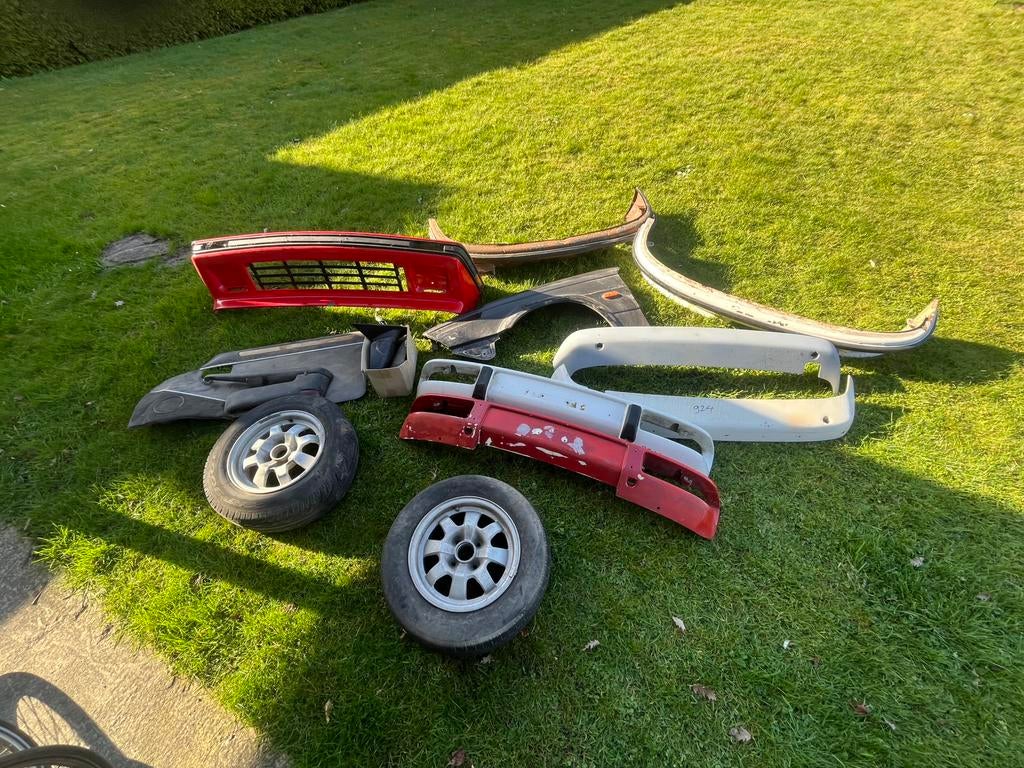 Partij auto oldtimer porsche maserati jaguar moet weg, Ophalen of Verzenden, Porsche