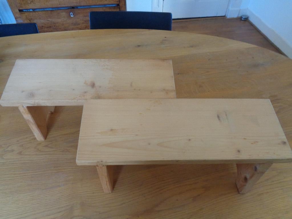 Houten meditatie bankje, Sport en Fitness, Yoga en Pilates, Ophalen of Verzenden, Zo goed als nieuw, Overig