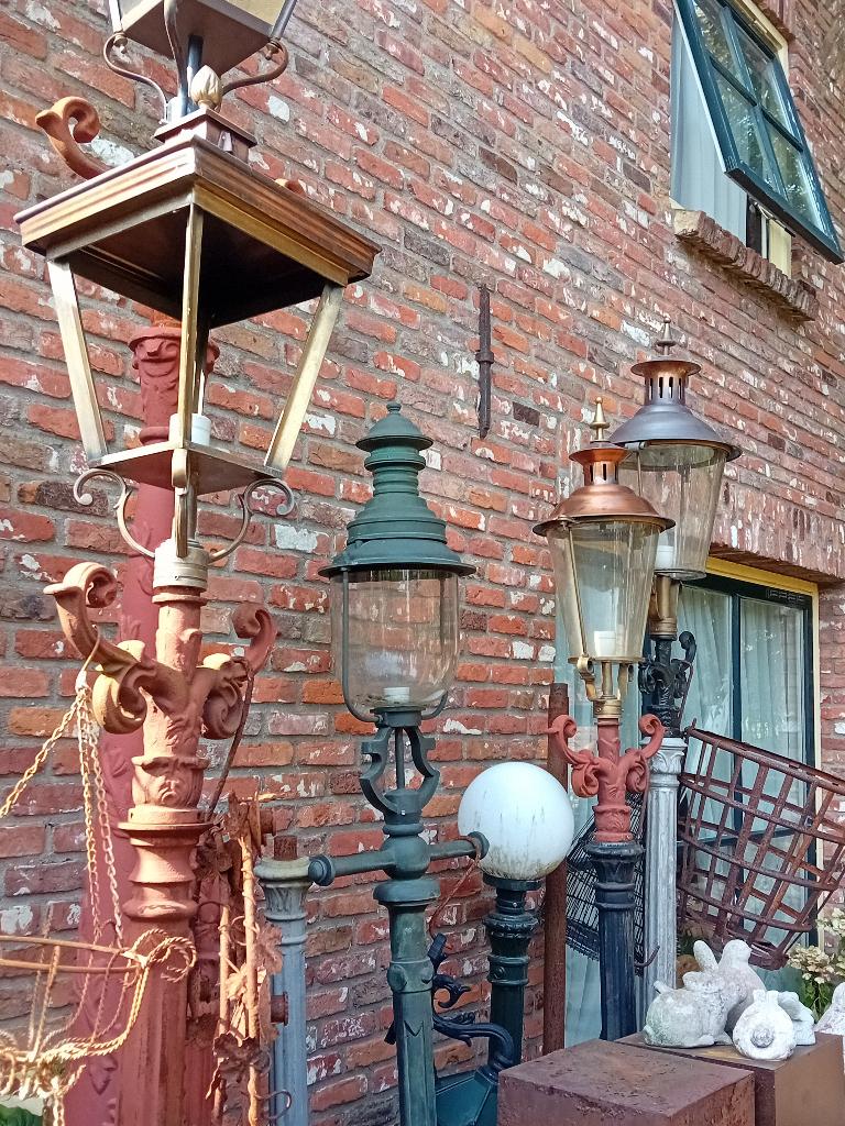 Lantaarnpaal in soorten/maten Ook: "De Evenaar" Eemnes, Tuin en Terras, Ophalen, Nieuw