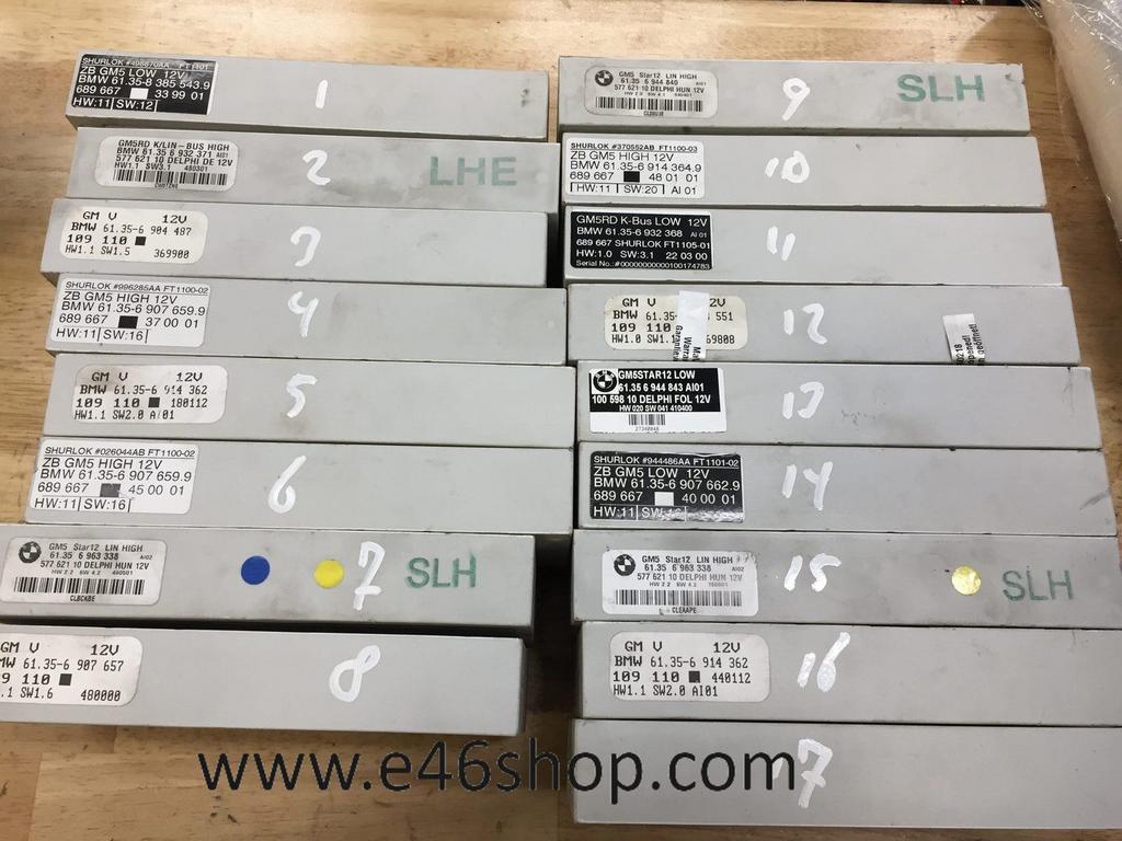 GM5 Modules BMW E46 zie fotos !, Gebruikt, -, -, Ophalen of Verzenden