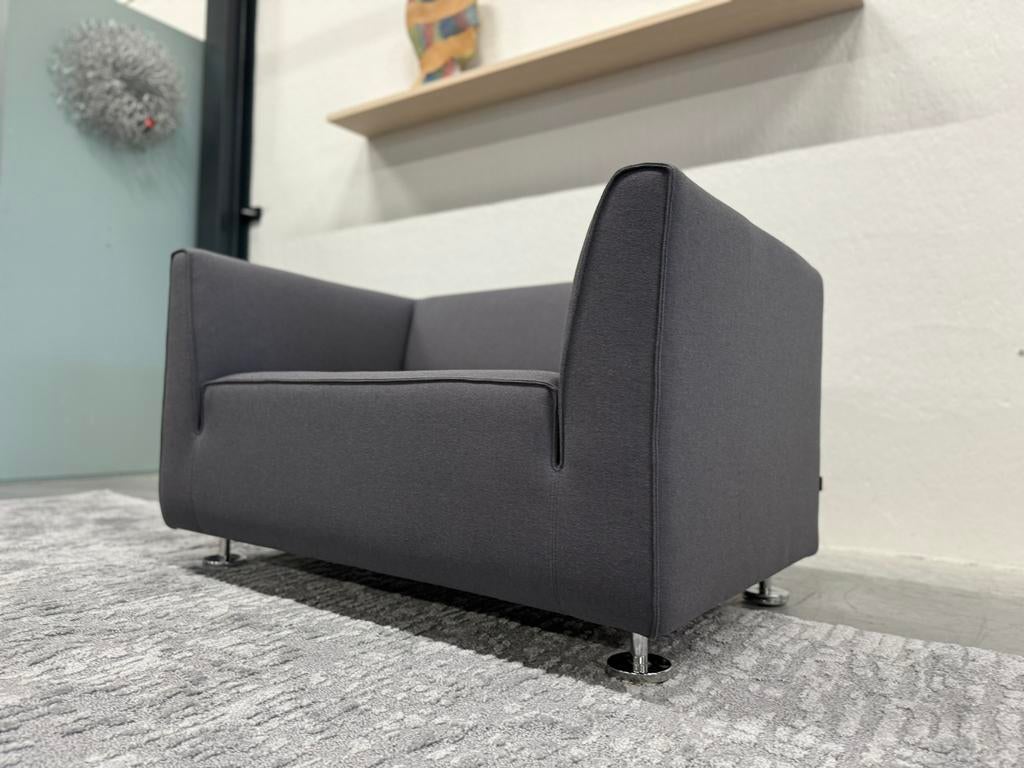 Nieuw Gelderland 4800 Loveseat Ploegwool Design Bank Stof, 75 tot 100 cm, Ophalen of Verzenden, Rechte bank, Stof