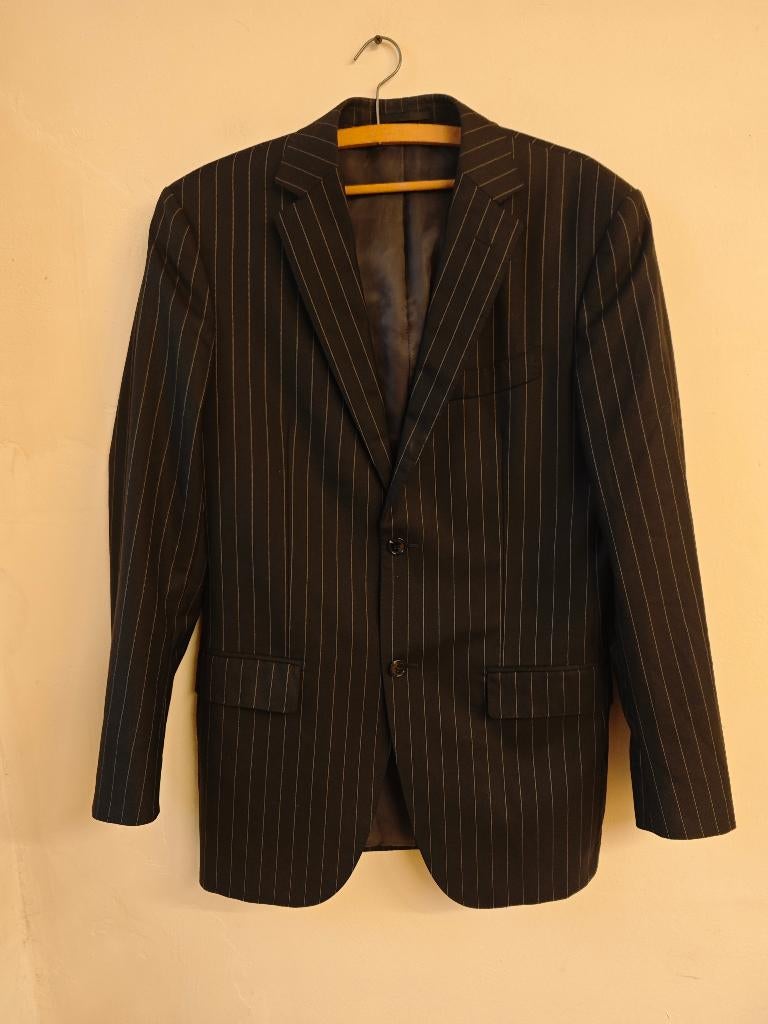 Colbert Suitsupply, Kleding | Heren, Kostuums en Colberts, Ophalen of Verzenden, Zo goed als nieuw, Maat 48/50 (M), Zwart
