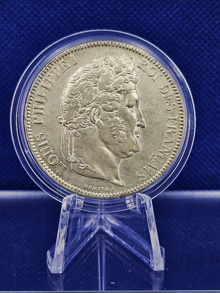 (2314A) FRANCE  LOUIS PHILIPPE   5 FRANCS 1842 W, Ophalen of Verzenden, Frankrijk, Losse munt, Zilver