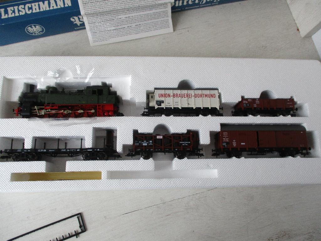 Fleischmann Set Preussischer Güterzug no 4893, Ophalen, Treinset, Gelijkstroom, Fleischmann