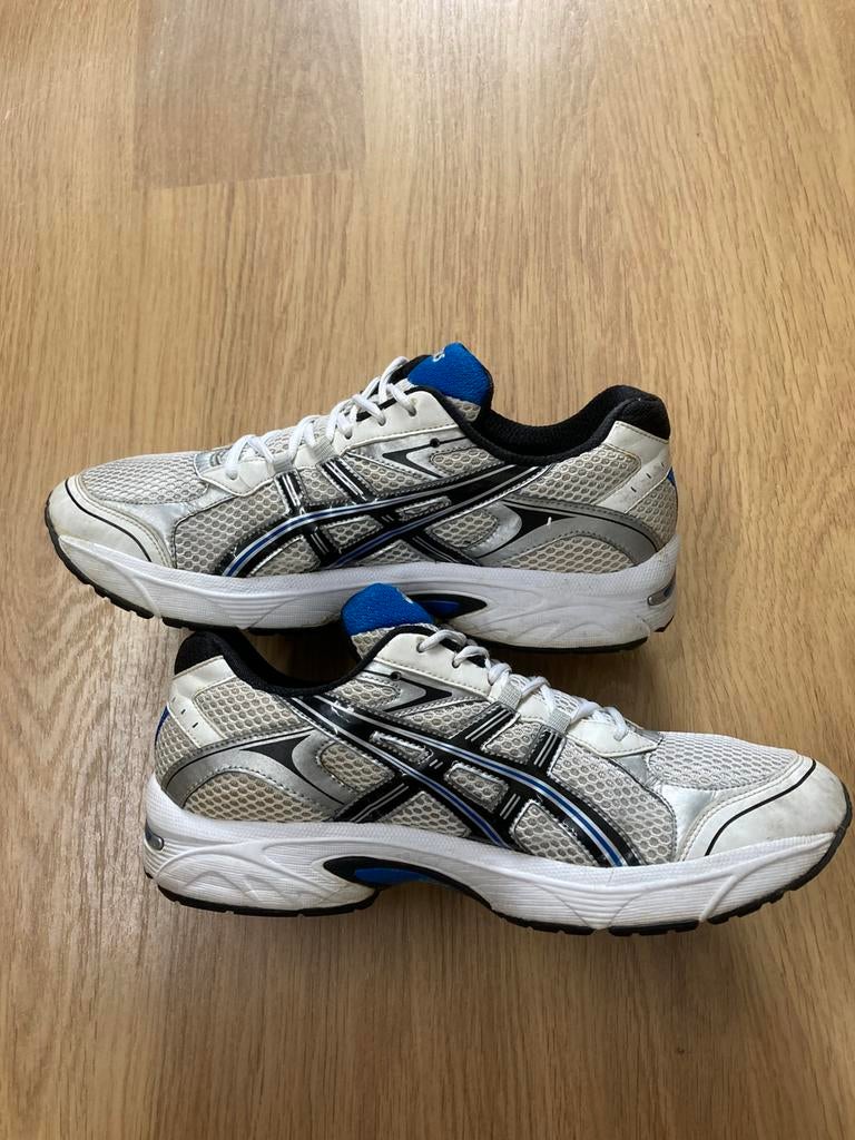 Asics gel 1130 Schoenen - 44,5 - Wit - Grijs - Blauw, Kleding | Heren, Schoenen, Blauw, Ophalen of Verzenden, Asics, Sneakers of Gympen
