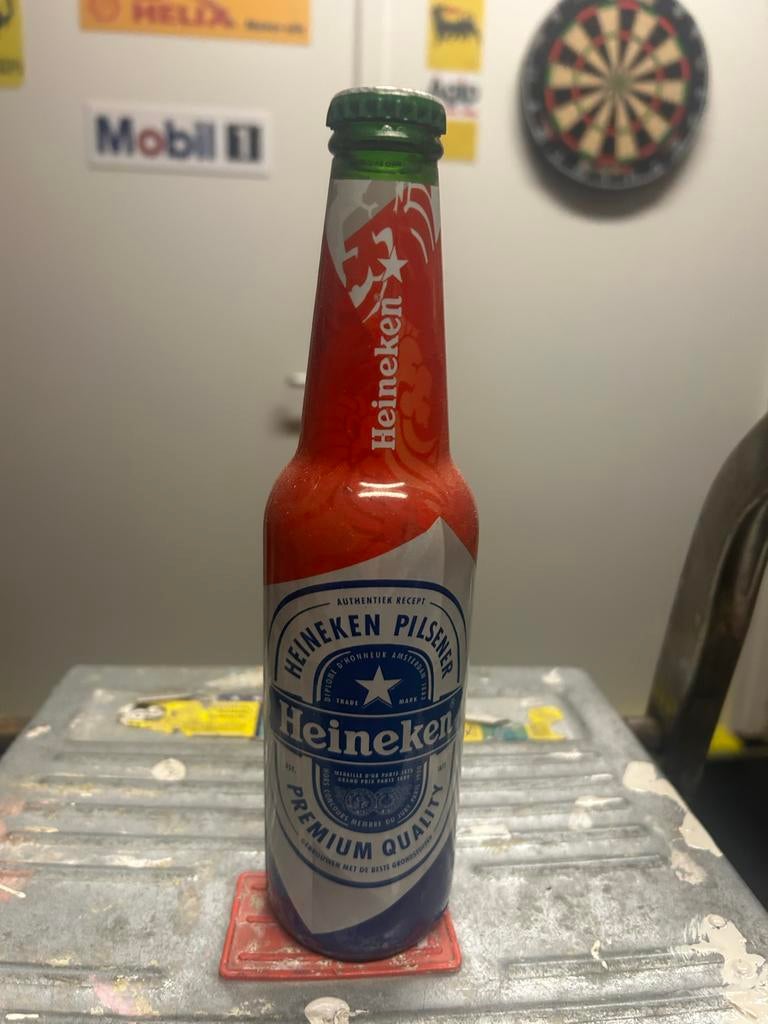 Heineken Pilsener Flesje - Oranje Editie, Ophalen, Gebruikt, Flesje(s), Heineken