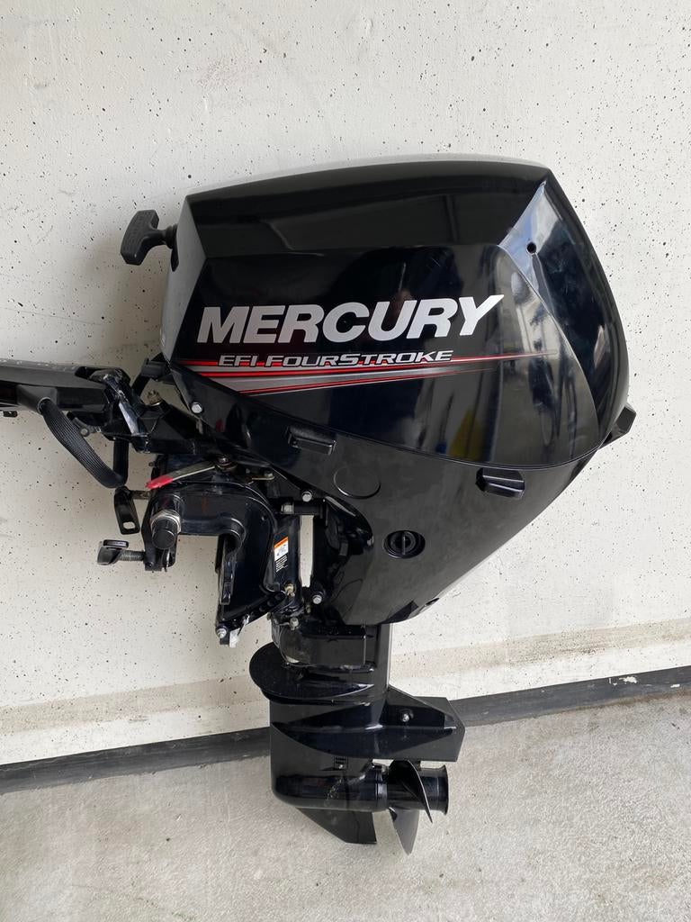 Mercury 15 pk, kortstaart, Watersport en Boten, Buiten- en Binnenboordmotoren, Ophalen, 10 tot 30 pk, Viertaktmotor, Zo goed als nieuw